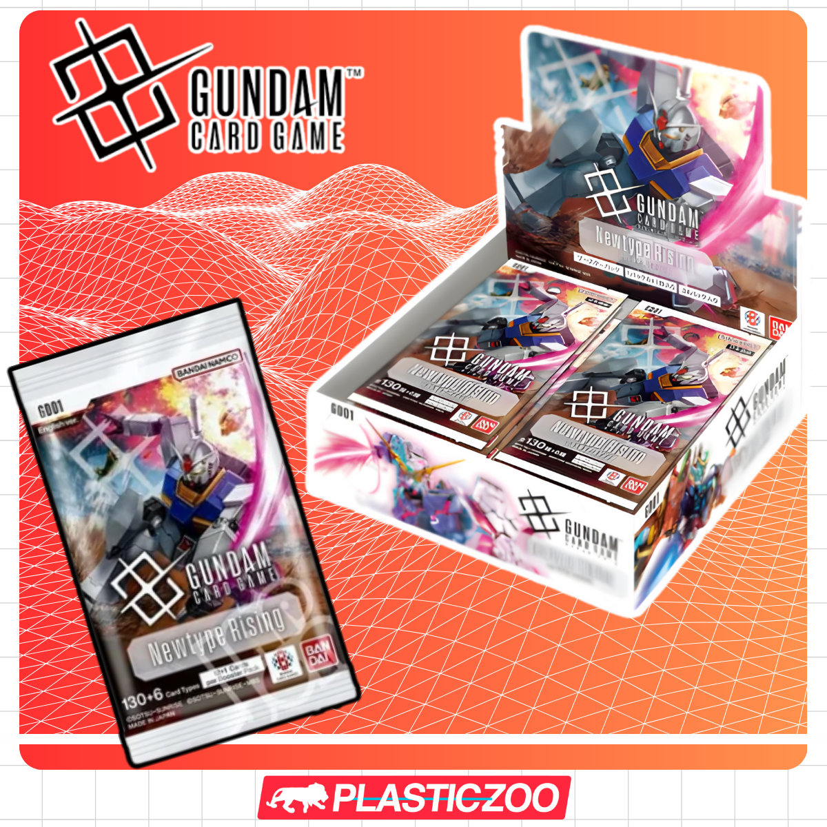 Gundam Card Game Booster Pack Newtype Rising (JAP)