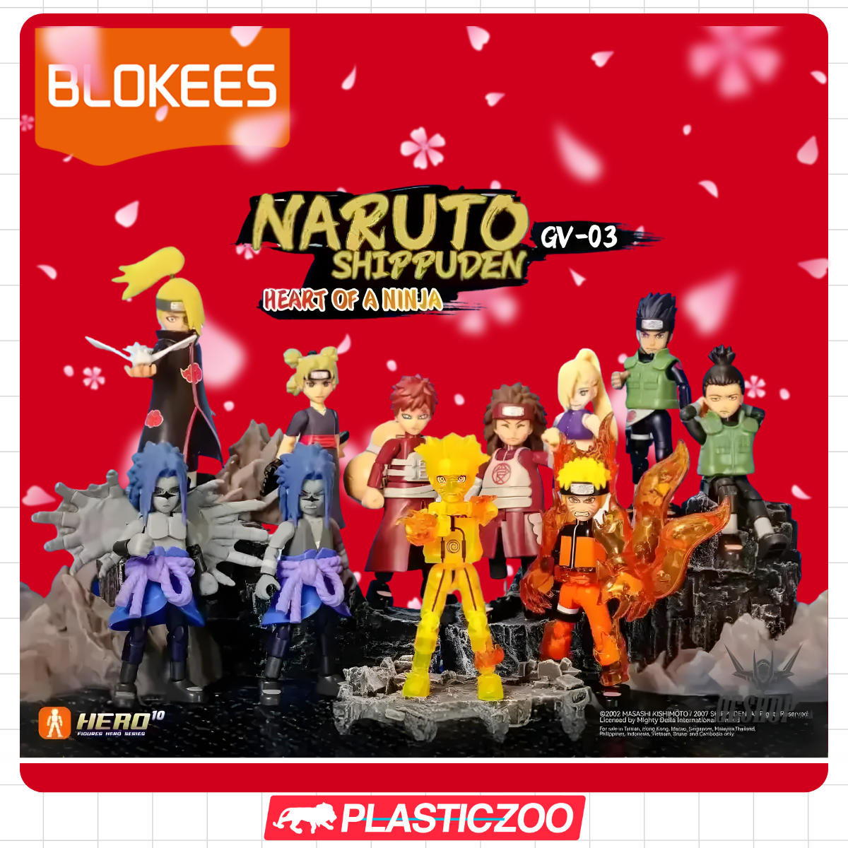 Naruto Galaxy Version 03 Heart of A Ninja Blokees