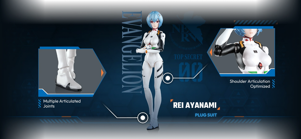Evangelion Fantastics Series Ayanami Rei (Plug Suit)