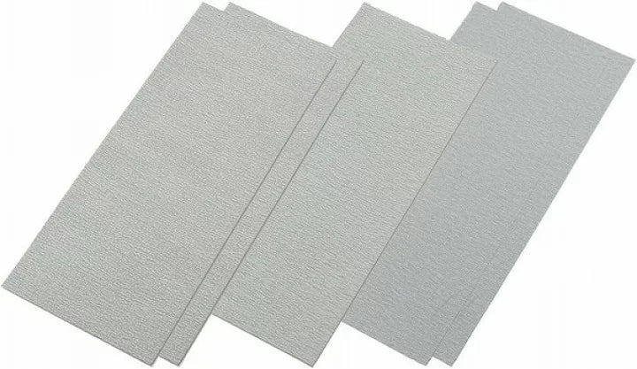 Tamiya Lijas Sand paper  #400, #600, and #1000.