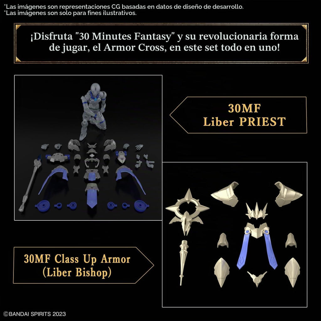 Bandai 30 Minute Fantasy Liber Bishop 30MF – Kit para armar