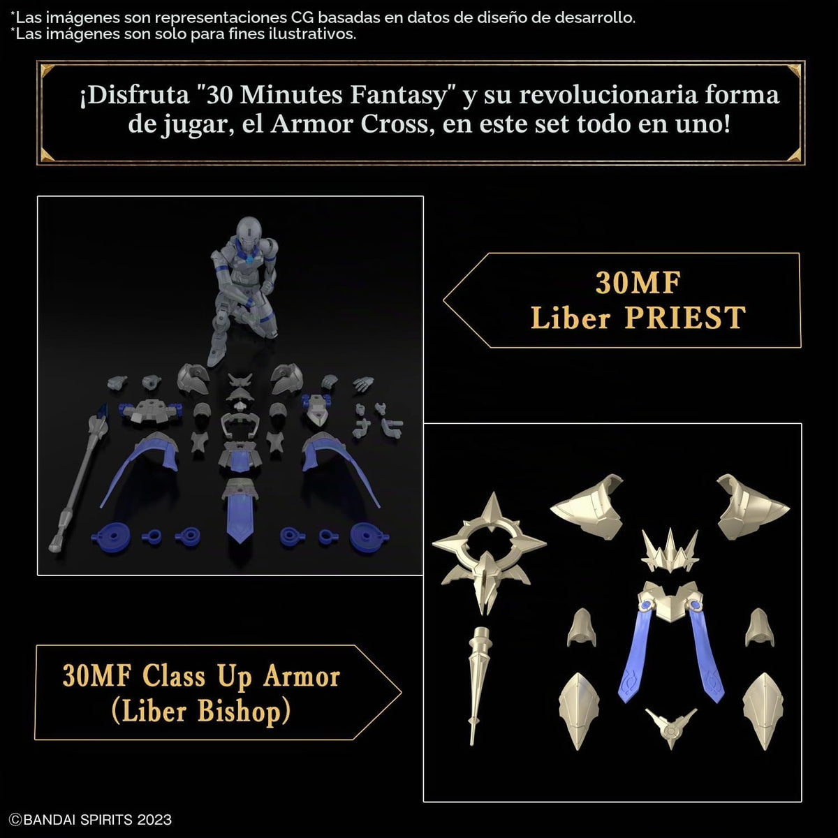 Bandai 30 Minute Fantasy Liber Bishop 30MF – Kit para armar