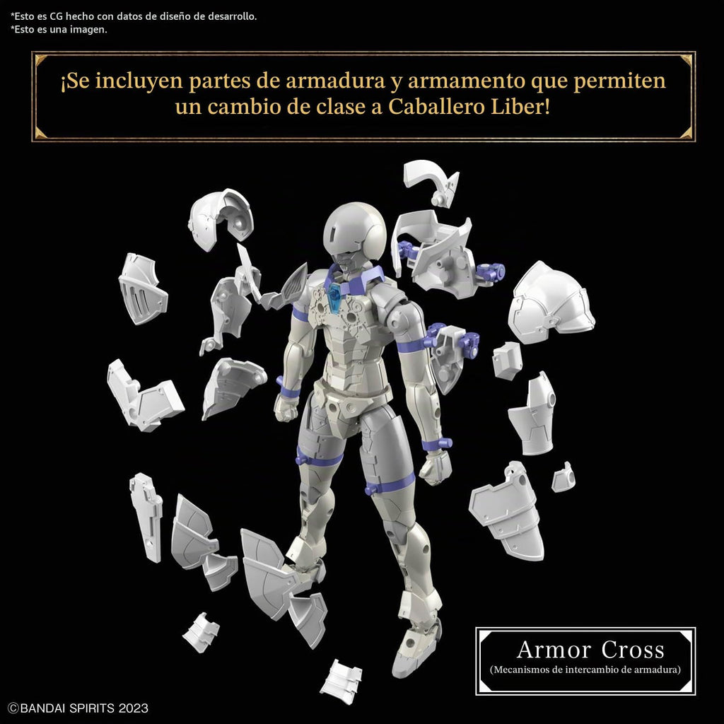 Bandai 30MF Liber Holy Knight – 30 Minutes Fantasy, kit para armar