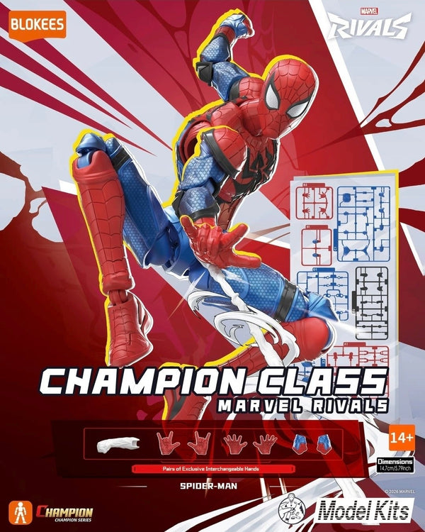 Marvel Rivals Champion Class Spider-Man Blokees