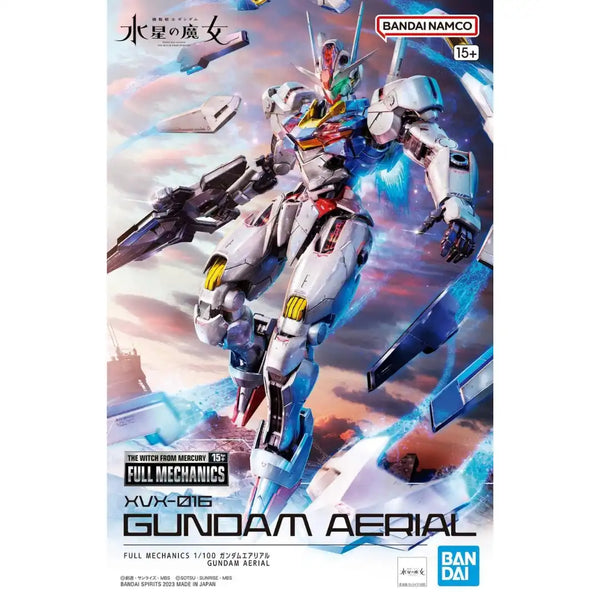 Full Mechanics 1/100 Gundam Aerial Model Kit Bandai Hobby