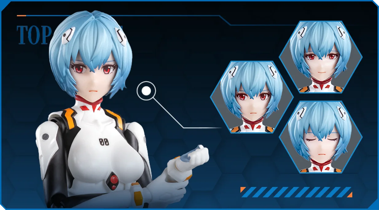 Evangelion Fantastics Series Ayanami Rei (Plug Suit)