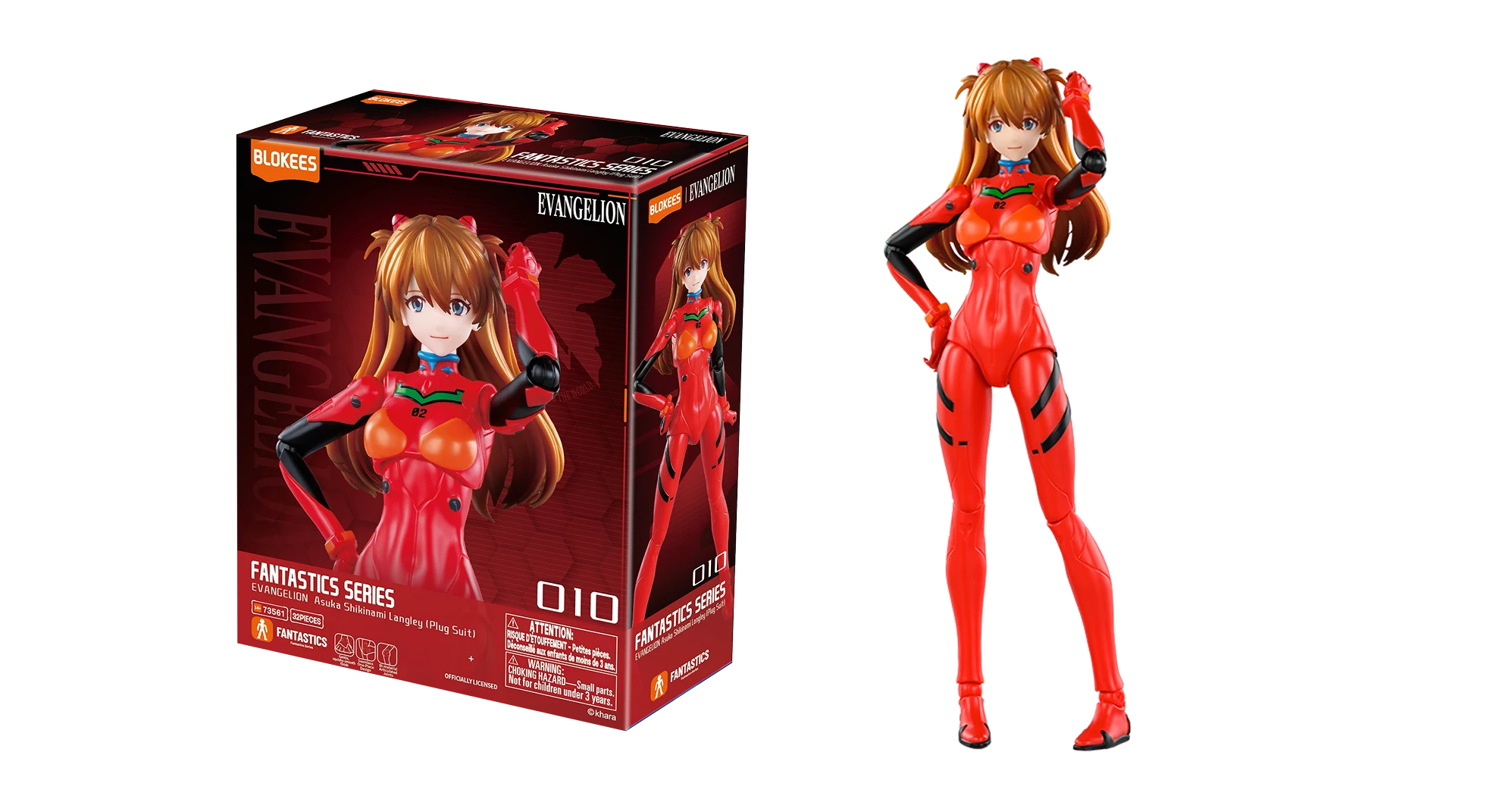 Evangelion Fantastics Series Asuka Shikinami Langley (Plug Suit)
