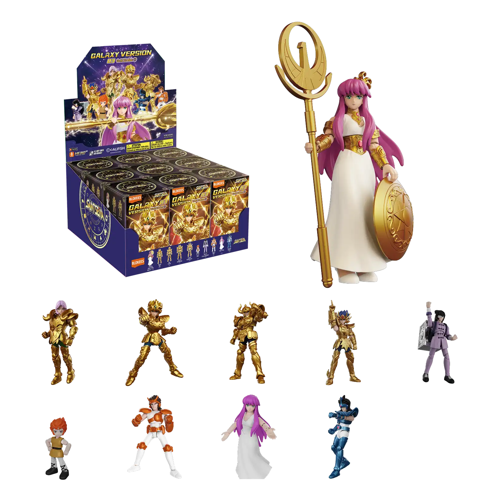 Saint Seiya Galaxy Version 03 – Gold Zodiac (1 CAJA CON PRODUCTO ALEATORIO)