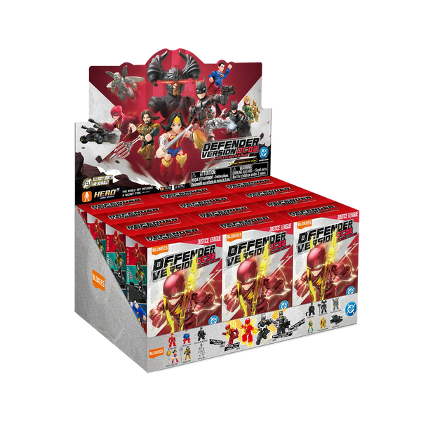 DC Defender Version 02 Justice League | Blokees — Caja Completa 12 Piezas