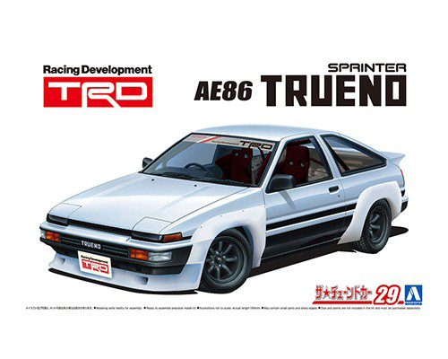 1/24 TRD AE86 Trueno N2 Ver. '85 (Toyota) by Aoshima