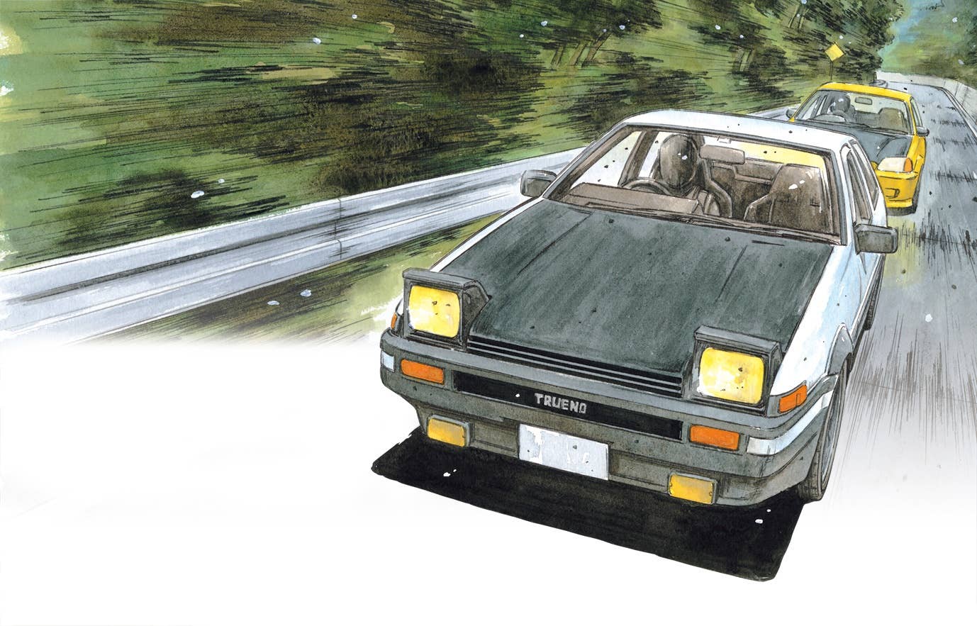 1/24 Takumi Fujiwara AE86 Trueno Project D Ver.