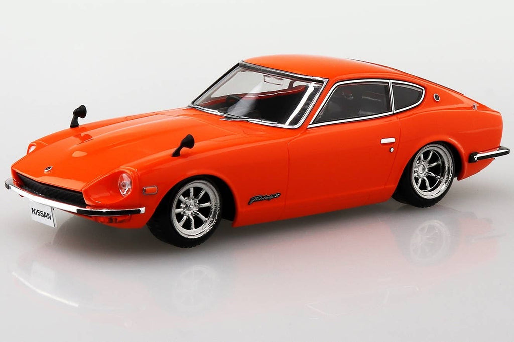 Aoshima 1/32 Nissan S30 Fairlady Z Custom Wheel Orange