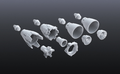 1/144 Builders Parts: Vernier #01