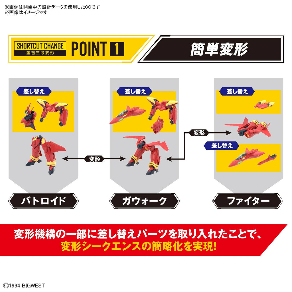 HG 1/100 VF-19 Fire Valkyrie w/ Sound Booster