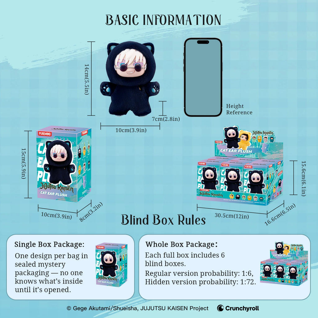 Jujutsu Kaisen Kitten Party (Blind Box) Puremind