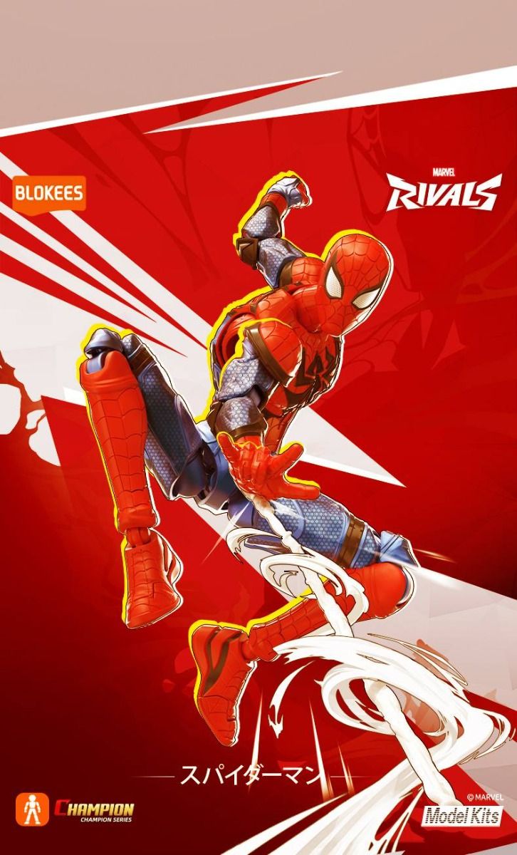 Blockies Marvel Rivals Marvel Rivals Champion Class Spider-Man Blokees – Plastic Zoo