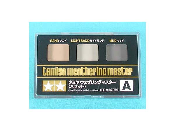 Weathering Master Set A (Sand, Light Sand & Mud) - Tamiya