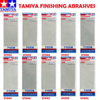 Tamiya Lijas Sand paper  #400, #600, and #1000.